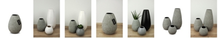 Le Present Drop Wide Ceramic Vase 8.6"